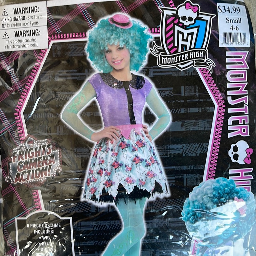 Monster High: Honey Swamp Kids Costume! New! - Picture 2 of 10